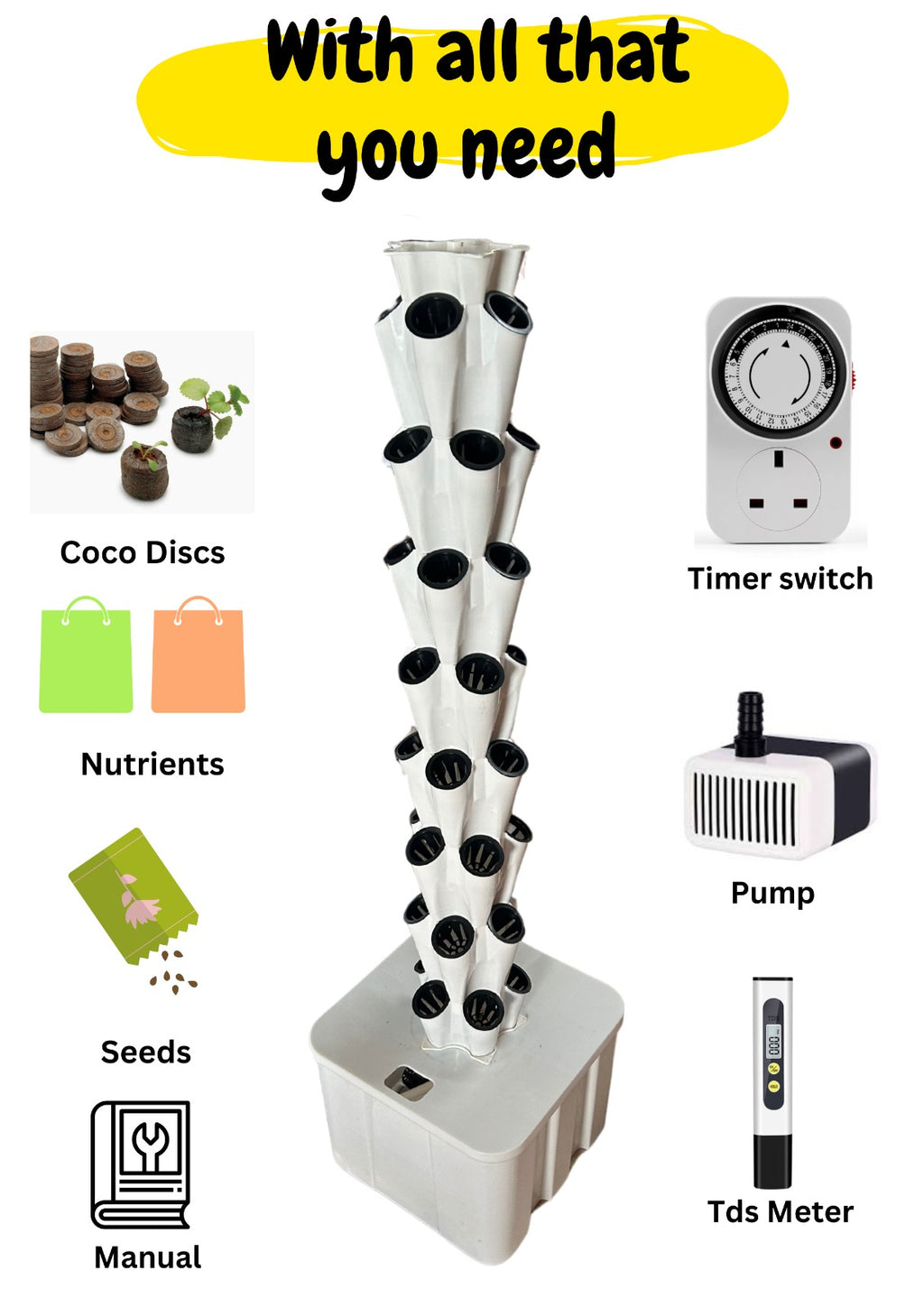 Aeroponic - Hydroponic  Tower
