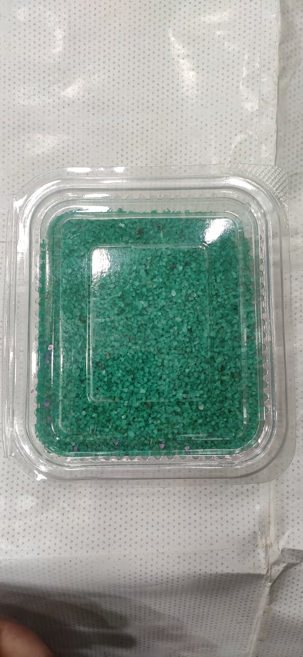 Multi coloured sand