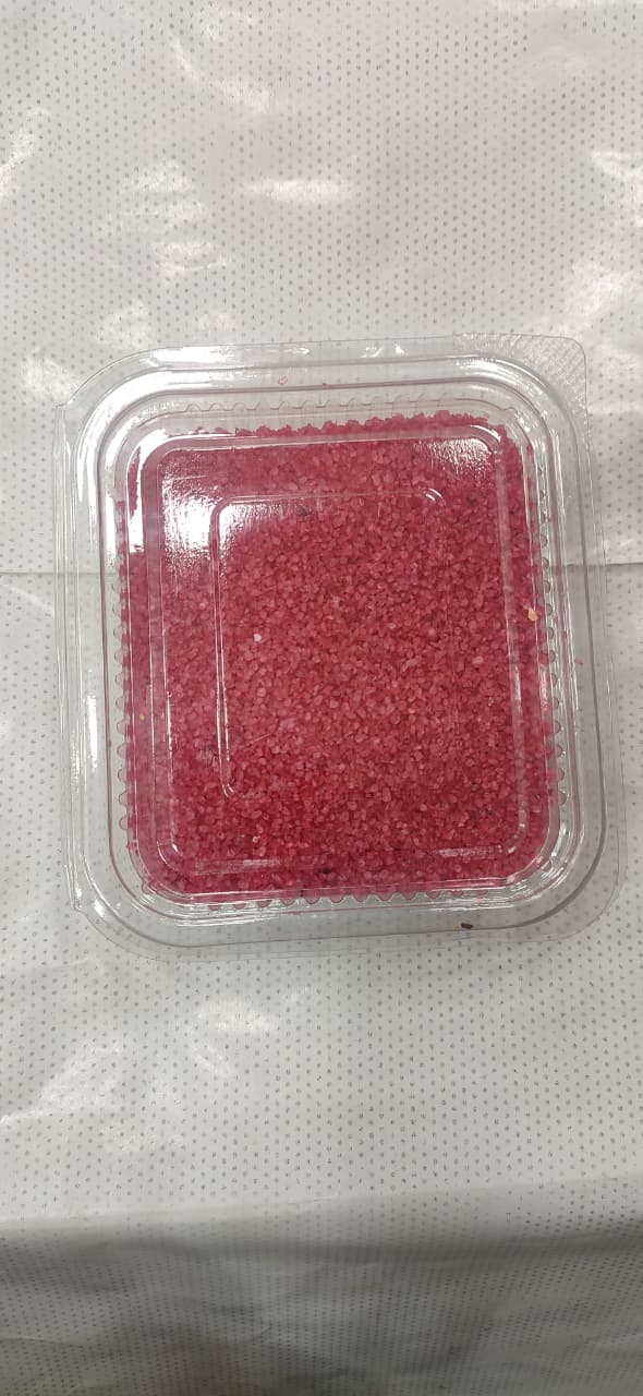 Multi coloured sand