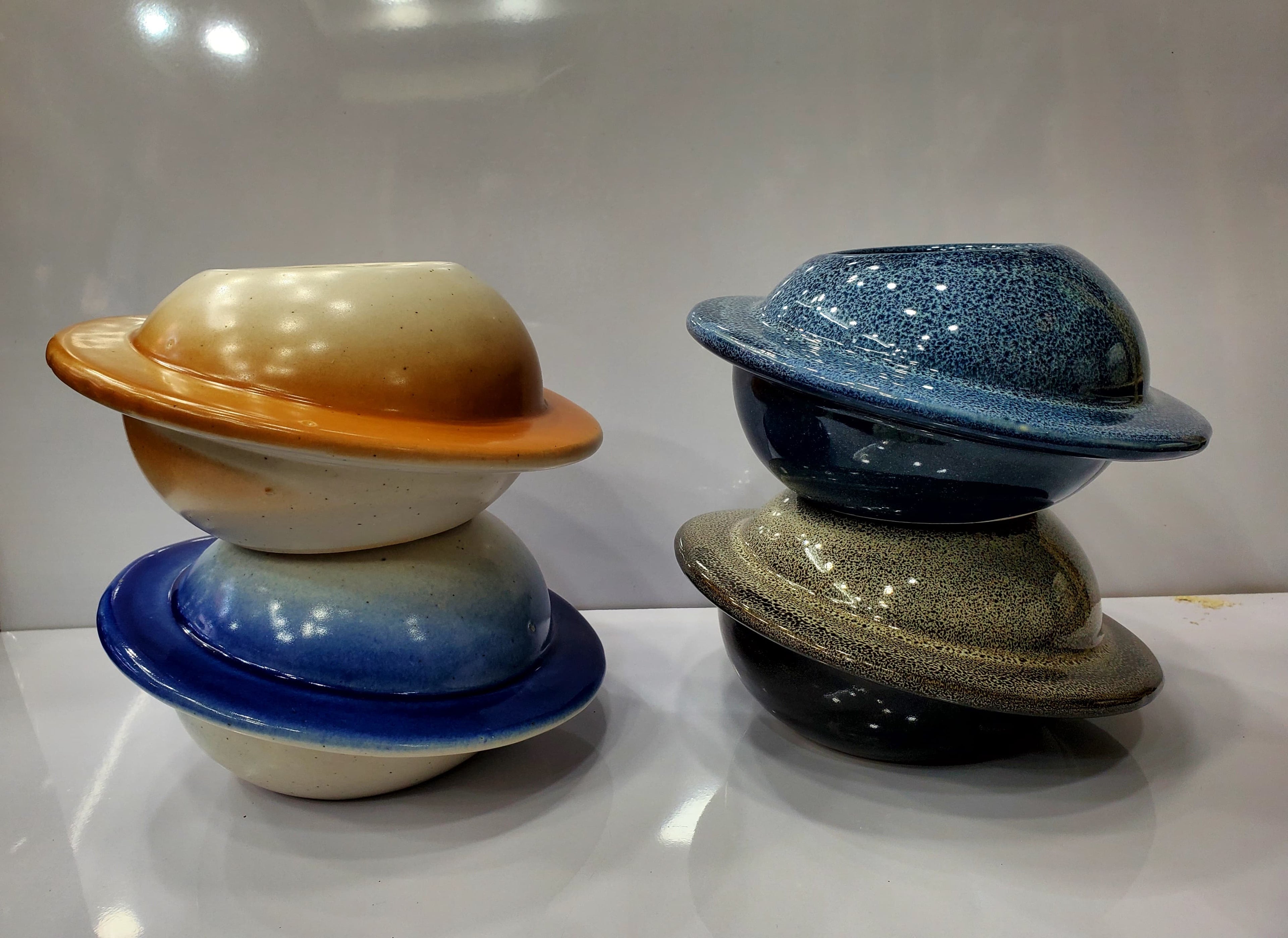 Egg Shape  Ceramic Pot