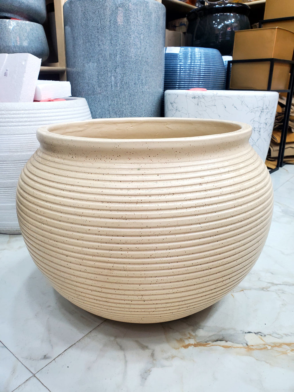 Imported Big Round Ceramic Pot