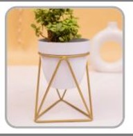 Standing Metal Pot