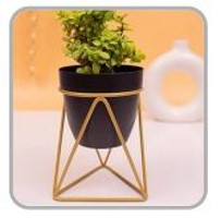 Standing Metal Pot
