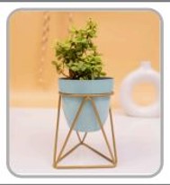 Standing Metal Pot